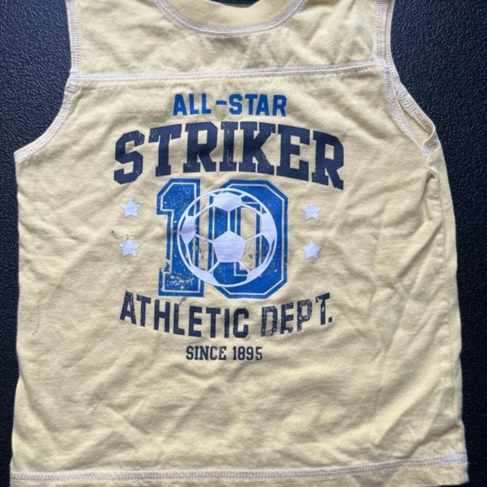 OshKosh B'gosh Yellow All-Star Striker Tank Top